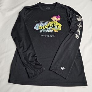 Walt Disney World Dopey Challenge Marathon 5k Race Long Sleeve Athletic Tshirt